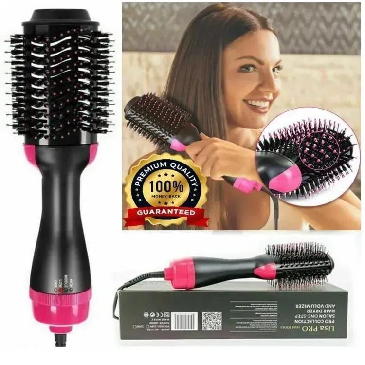 Professional One Step Hot Air Brush | 3-in-1 Dryer, Straightener & Volumizer for Effortless Styling