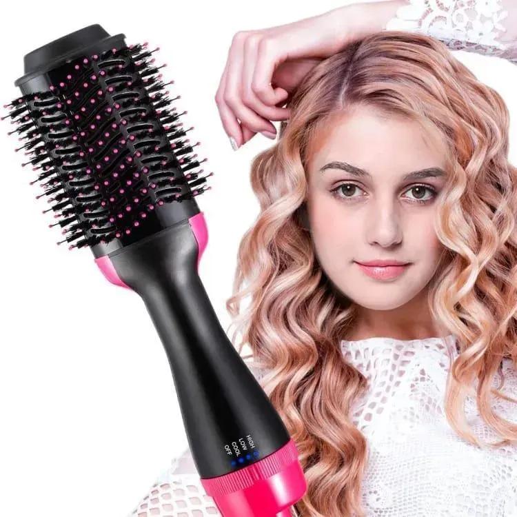 Professional One Step Hot Air Brush | 3-in-1 Dryer, Straightener & Volumizer for Effortless Styling