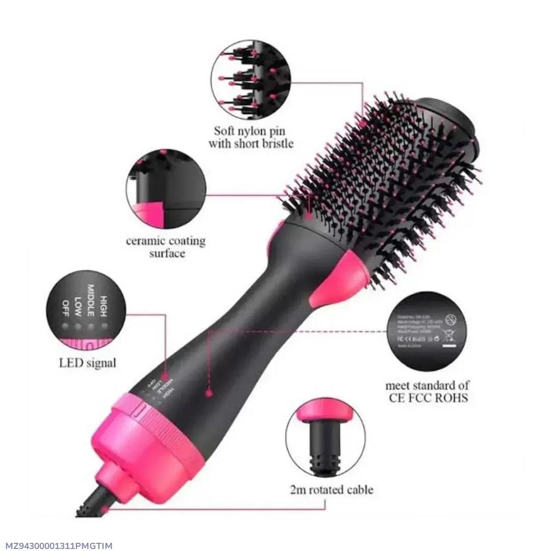 Professional One Step Hot Air Brush | 3-in-1 Dryer, Straightener & Volumizer for Effortless Styling