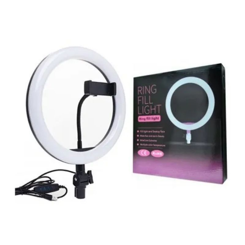 10-Inch Ring Light Kit + 7 Ft Ring Light Stand | LED Photography & Video Lighting Set Smart Light with Stand